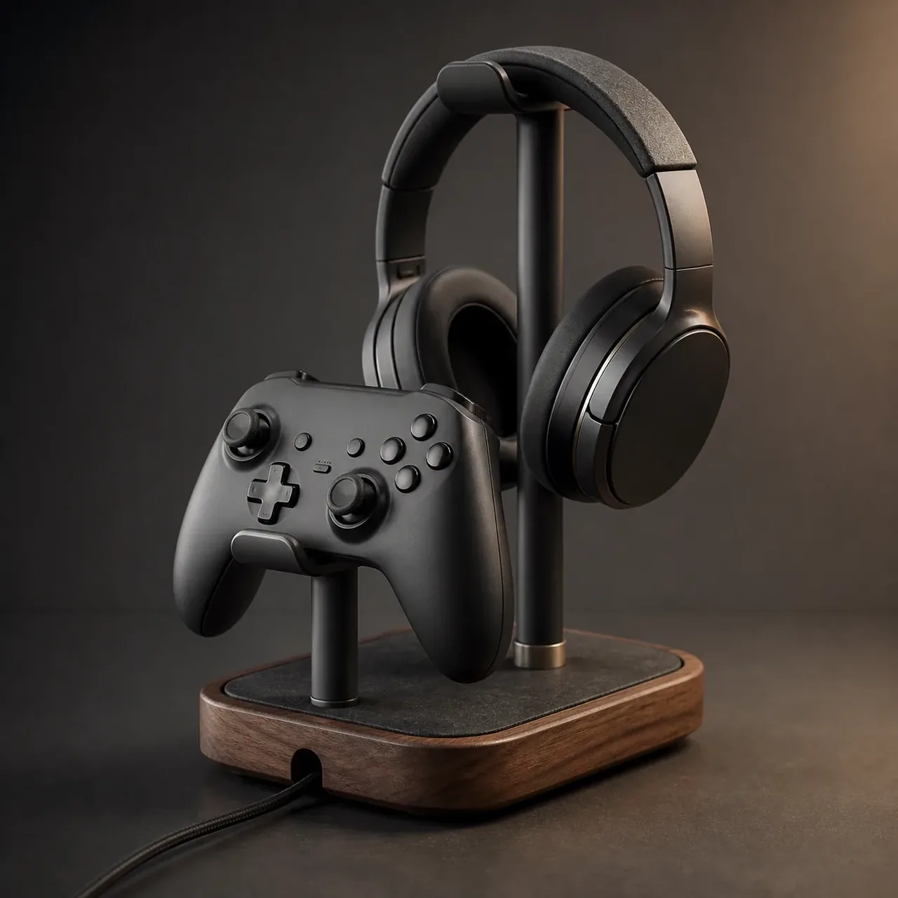 Concept render of the Creator Controller Perch with generic controller and headset